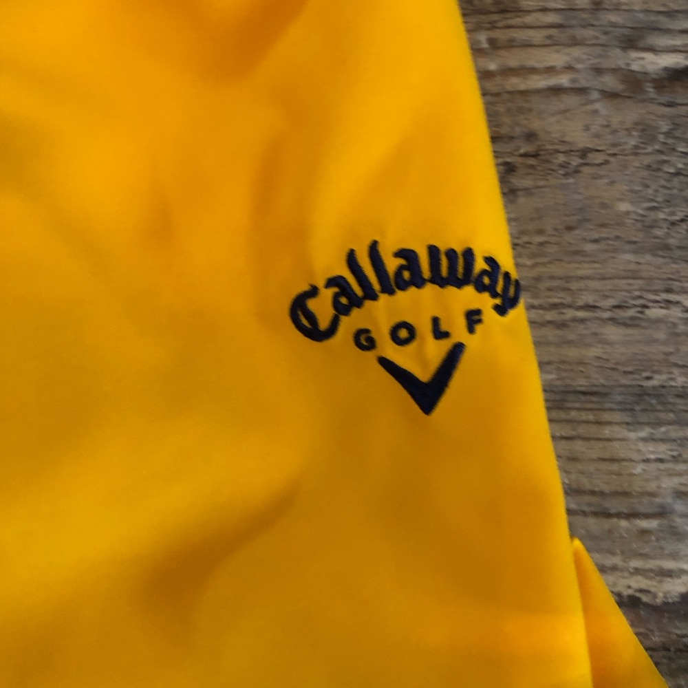 Callaway Golf Outerwear Pullover Windbreaker Yell… - image 4